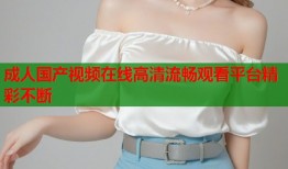 成人国产视频在线高清流畅观看平台精彩不断