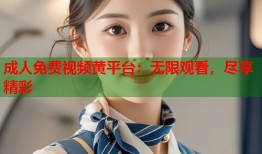 成人免费视频黄平台：无限观看，尽享精彩