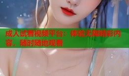 成人试看视频平台：体验无限精彩内容，随时随地观看