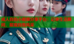 成人自拍小视频分享平台：记录生活瞬间，展现自我风采
