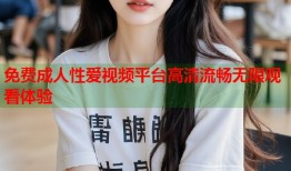 免费成人性爱视频平台高清流畅无限观看体验