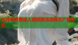 在线免费看成人视频高清流畅无广告体验