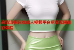 高清流畅在线成人视频平台尽享无限精彩体验