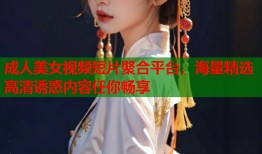 成人美女视频短片聚合平台，海量精选高清诱惑内容任你畅享
