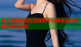 成人情趣视频在线观看平台畅享私密乐趣与高清体验