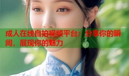 成人在线自拍视频平台：分享你的瞬间，展现你的魅力