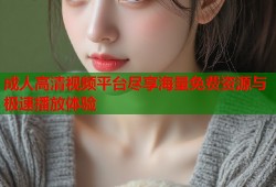 成人高清视频平台尽享海量免费资源与极速播放体验