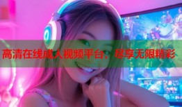 高清在线成人视频平台，尽享无限精彩