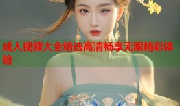 成人视频大全精选高清畅享无限精彩体验