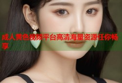 成人黄色视频平台高清海量资源任你畅享
