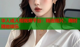 华人成人短视频平台：精选短片，随时随地娱乐