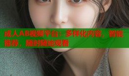 成人AB视频平台：多样化内容，智能推荐，随时随地观看
