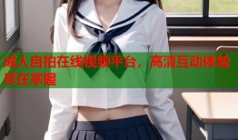成人自拍在线视频平台，高清互动体验尽在掌握