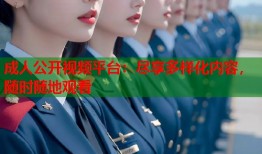 成人公开视频平台：尽享多样化内容，随时随地观看