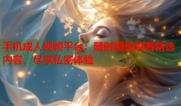 手机成人视频平台：随时随地观看精选内容，尽享私密体验