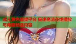成人黄色视频平台 极速高清在线播放与海量精选内容