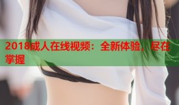 2018成人在线视频：全新体验，尽在掌握