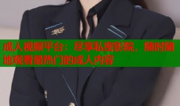 成人视频平台：尽享私密影院，随时随地观看最热门的成人内容
