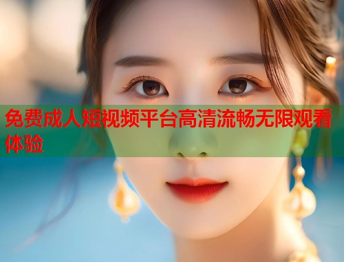 免费成人短视频平台高清流畅无限观看体验
